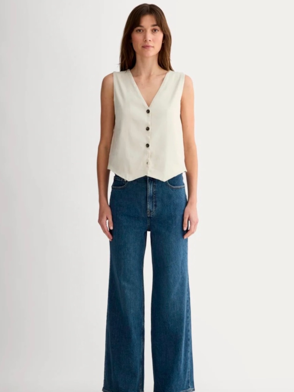 Everlane Way High Sailor Jeans